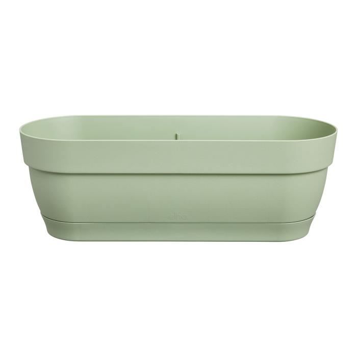 ELHO Balconniere ovale Vibia Campana - Plastique - Réservoir - 50 x 18,2 H 17 cm - Vert