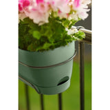 ELHO Balconniere Vibia Campana Allin1 50 - L 50 x W 26 x H 17 cm - Balcon - 100% recyclé - Vert
