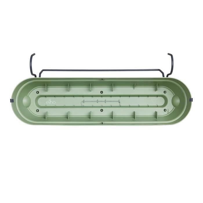 ELHO Balconniere Vibia Campana Allin1 70 - L 70 x W 26 x H 17 cm - Balcon - 100% recyclé - Vert