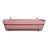 ELHO Balconniere Vibia Campana - Plastique - Réservoir - 70 x 26 x H17,7 cm - Rose Poussiere