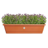 ELHO Balconniere Noa Xl - L 78 x W 20 x H 18 cm - Balcon,extérieur - 100% recyclé - Marron