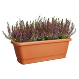 ELHO Balconniere Noa Medium - L 52 x W 20 x H 18 cm - Balcon,extérieur - 100% recyclé - Marron