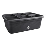 ELHO Bac a fleurs de culture Green Basics Large - L 76 x B 57 x H 27 cm - Culture et récolte - Extérieur - 100% recyclé - Noir
