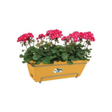 ELHO Balconniere Barcelona Allin1 - L 50 x B 28 x H 19 cm - Balcon, extérieur - 100% recyclé - Jaune