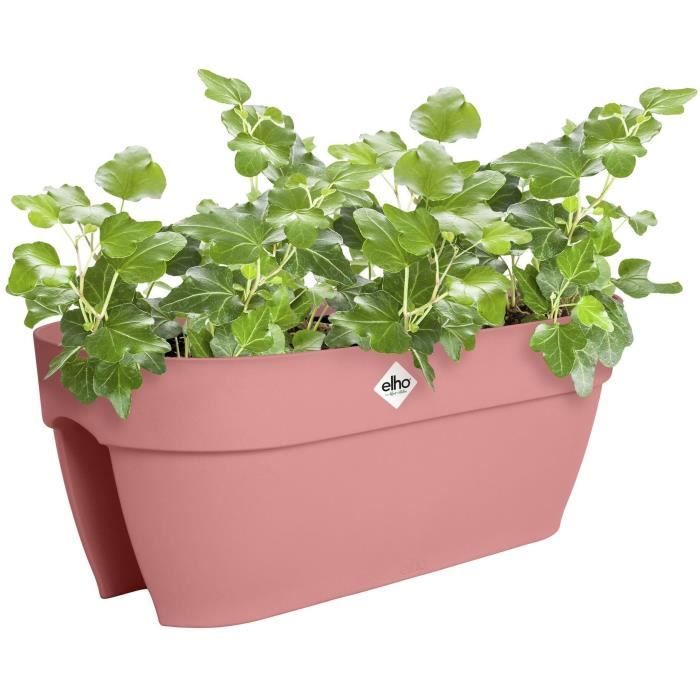 ELHO Balconniere Vibia Campana Flower Bridge 60 - Rose - L 26 x W 59 x H 22 cm - Balcon/Extérieur - 100% recyclé