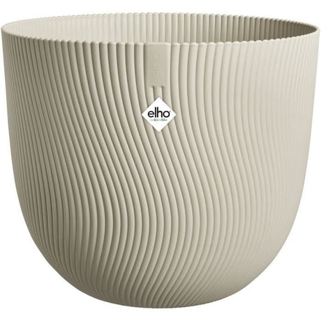 ELHO Pot de fleurs Sereh Rond 47 - Beige - Ř 47 x H 40 cm - 100% recyclé