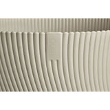 ELHO Pot de fleurs Sereh Rond 47 - Beige - Ø 47 x H 40 cm - 100% recyclé
