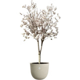 ELHO Pot de fleurs Sereh Rond 47 - Beige - Ø 47 x H 40 cm - 100% recyclé
