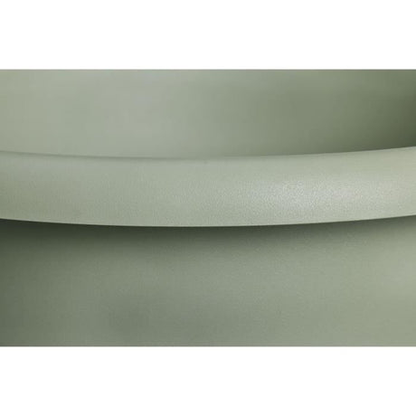 ELHO Pot de fleurs Amiga Rond 25 - Vert - Ř 24.5 x H 18 cm - Extérieur - 100% recyclé