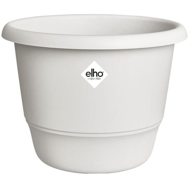 ELHO Pot de fleurs Amiga Rond 47 - Blanc - Ř 47 x H 35 cm - Extérieur - 100% recyclé