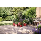 ELHO Pot de fleurs Amiga Rond 47 - Rouge - Ø 47 x H 35 cm - Extérieur - 100% recyclé