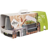 ELHO Balconniere GB Set De Cult - L 55 x B 28.5 x H 25 cm - Living Noir - 100% recyclé