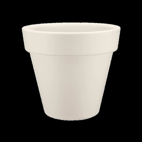 ELHO Pot de fleurs Pure Rond 60 - Blanc - Ř 59 x H 54 cm - 100% recyclé