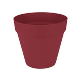 ELHO Pot de fleurs Loft Urban Rond - Rouge - Ø 28.5 x H 26 cm - Extérieur - 100% recyclé