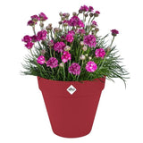 ELHO Pot de fleurs Loft Urban Rond - Rouge - Ø 28.5 x H 26 cm - Extérieur - 100% recyclé