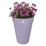 ELHO Pot de fleurs Loft Urban Rond - Haut 35 - Violet - Ø 33,5 x H 45 cm - Extérieur - 100% recyclé
