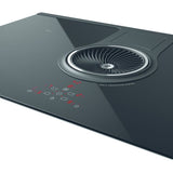 Table induction ELICA PRF0120978A  NikolaTesla BL/F/83 - 4 foyers - Commandes tactiles - Extraction intégrée - Noir brillant