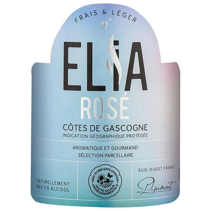 Château Plaimont ELIA 2024 Côtes de Gascogne - Vin rosé du Sud-Ouest