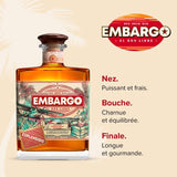 EMBARGO - ESPLENDIDO - Rhum - Origine : Costa Rica / Trinidad & Tobago / Martinique - 40 % alcool - bouteille 70 cl