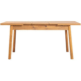 Table a manger - SANTIAGO - Extensible - Rectangulaire - 4 personnes - 120 x 77 x 75 cm - Pin atlantique