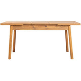 Table a manger - SANTIAGO - Extensible - Rectangulaire - 4 personnes - 120 x 77 x 75 cm - Pin atlantique