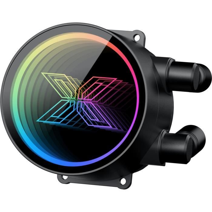 XIGMATEK - Fenix II 360 - Watercooling AIO - Ventilateurs 120mm - Éclairage ARGB compatible Intel AMD - Noir