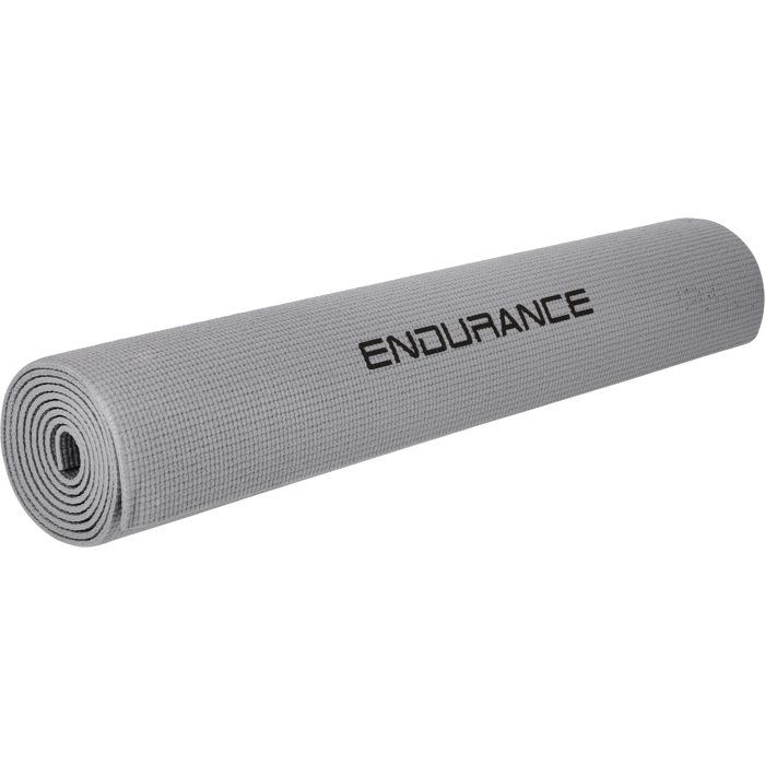 Tapis de Yoga - ENDURANCE - 6 mm - Gris