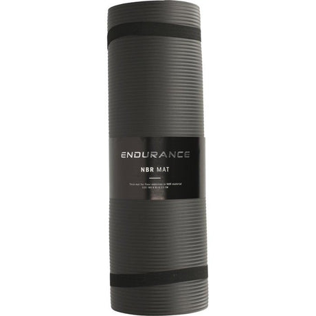 Tapis de Yoga - ENDURANCE - 4 mm - Noir