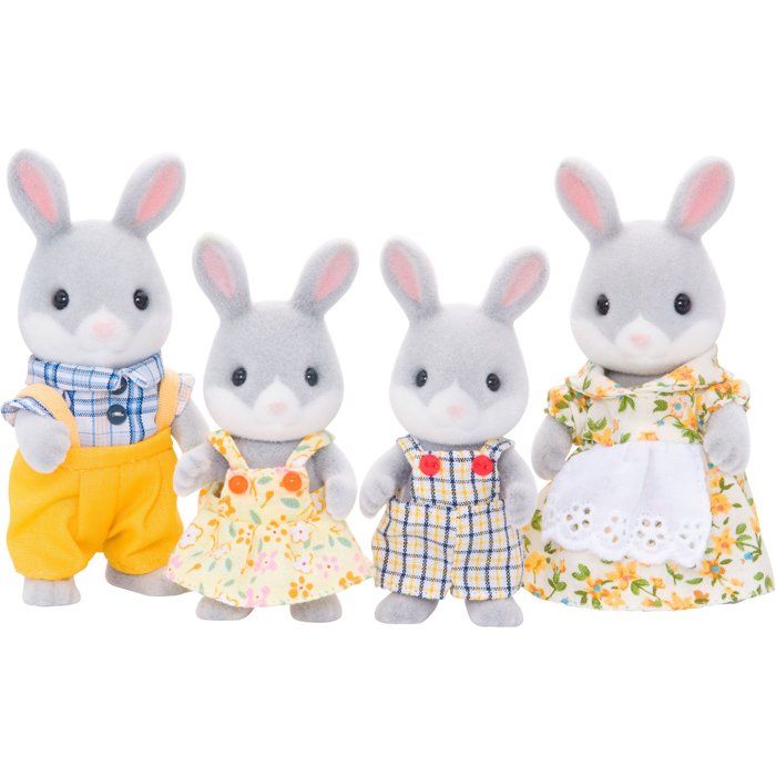 La famille Lapin Gris - Sylvanian Families - 4030