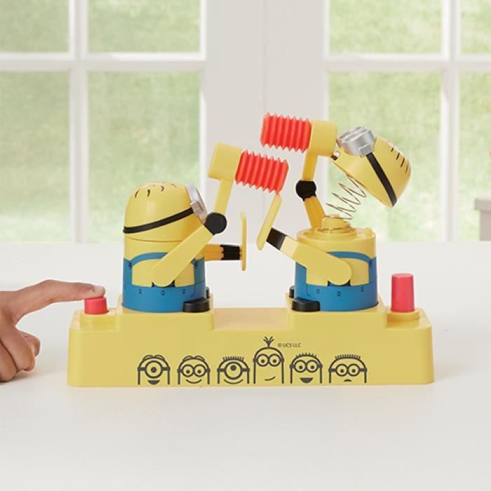 Jeu d'Adresse - EPOCH GAMES - Minions Hammer POP - Tape sur la Tete du Minion, Gagne le Point !