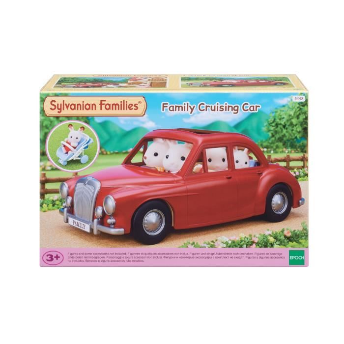 Voiture rouge cabriolet 5 places - SYLVANIAN FAMILIES - pour poupÈes de 3 ans et plus