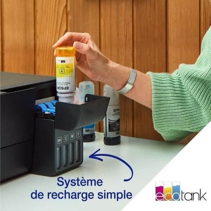 Imprimante multifonction A4 - EPSON - Ecotank ET-2860 - Wi-Fi - Equipée de réservoirs d'encre