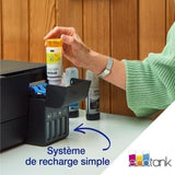 Imprimante multifonction A4 - EPSON - Ecotank ET-2860 - Wi-Fi - Equipée de réservoirs d'encre