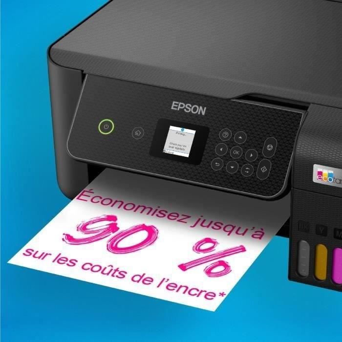 Imprimante multifonction A4 - EPSON - Ecotank ET-2870 - Wi-Fi - Réservoirs d'encre - 3 ans d'encre inclus