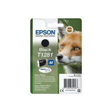 EPSON Cartouche d'encre T1281 Noir - Renard (C13T12814012)