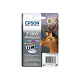 EPSON Multipack T1306 - Cerf - Cyan, Magenta, Jaune (C13T13064012)