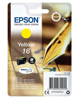 Cartouche d'encre EPSON 16 Jaune - Technologie d'impression Jet d'encre - Rendement jusqu'a 165 pages