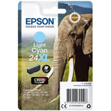 EPSON Cartouche d'encre T2435 XL Cyan Clair - ElÈphant  (C13T24354012)