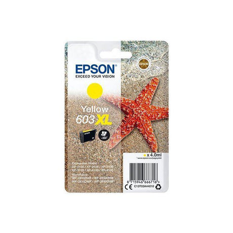 Cartouche d'encre 603 XL Jaune - Epson - Etoile de mer (C13T03A44010) - Faible coűt et fiabilité