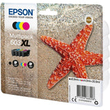 Pack 4 cartouches d'encre Epson Etoile de mer 603XL (Noir XL + Couleurs XL)