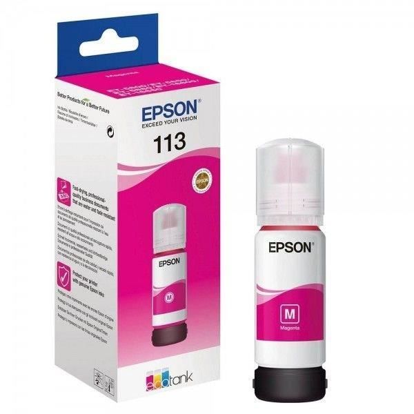 Bouteille d'encre - EPSON - Magenta - EcoTank 113