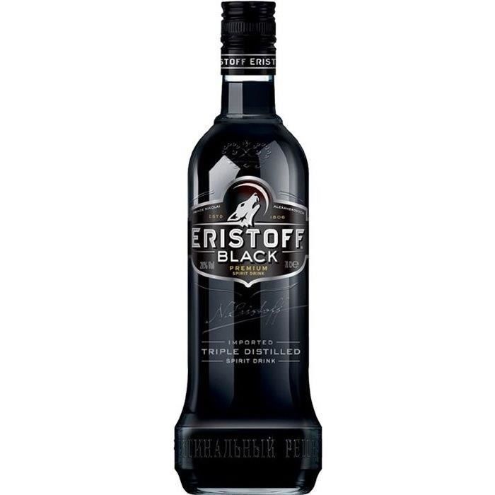 Vodka Eristoff Black - Vodka premium - 18%vol - 70cl