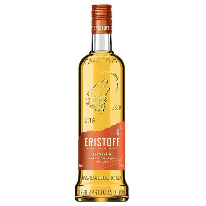 Vodka aromatisée Eristoff Red Ginger - 70 cl - 18°