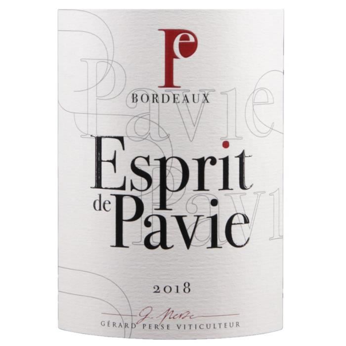 Esprit de Pavie 2018 Bordeaux - Vin rouge de Bordeaux