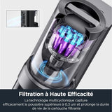 Aspirateur Robot Laveur - EUREKA E10S Noir - 4000 Pa - 180 min - 200 ml