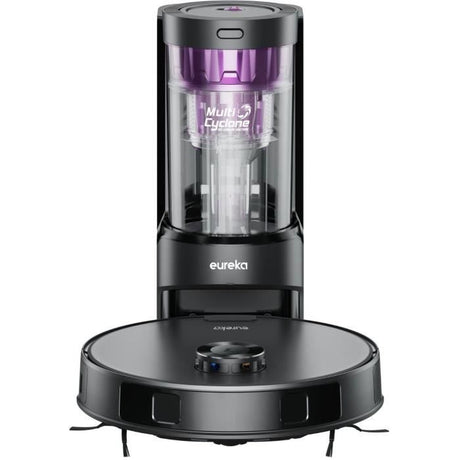 EUREKA E20 Plus - Aspirateur Robot avec Station de Vidange Automatique - 8000 Pa - Anti Enchevetrement - Évitement d'Obstacles 3D