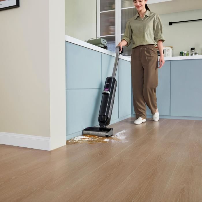 EUREKA RapidWash NEW630 - Aspirateur Laveur sans Fil Sec et Humide - Inclinaison a 170° - Séchage Air Chaud 60? -Anti Enchevetrement