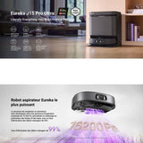 EUREKA J15 Pro Ultra - Robot Aspirateur Laveur avec Base Autonettoyante - 16200 Pa - Brosse Anti Enchevetrement