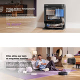 EUREKA J15 Pro Ultra - Robot Aspirateur Laveur avec Base Autonettoyante - 16200 Pa - Brosse Anti Enchevetrement