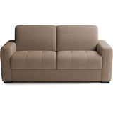 Canapé convertible express - 3 places - EUREKA - Tissu como 5 Antelope - 200 x 102 x 95 cm